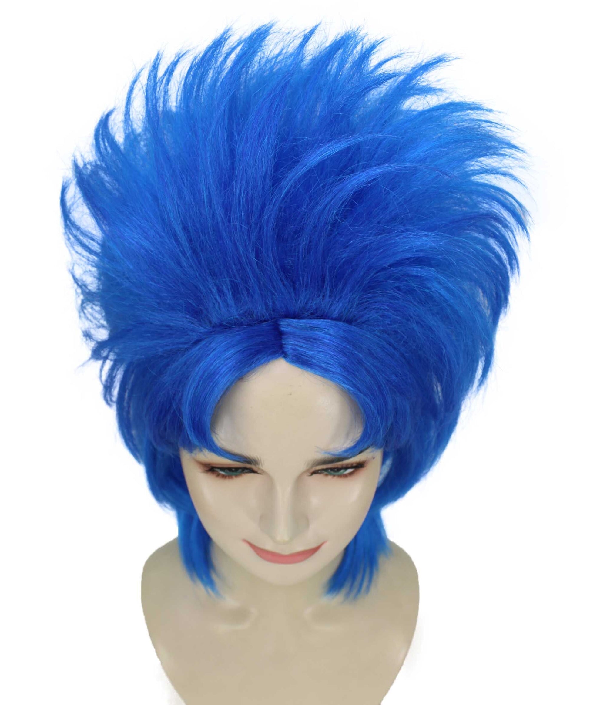 Blue Updo Drag Queen Wig