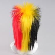 flagwigs, football wigs, fan wigs, afro wigs, mullet wigs, bob wigs, euro wigs,  premier league wigs,Belgium Mullet Wig