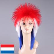flagwigs, football wigs, fan wigs, afro wigs, mullet wigs, bob wigs, euro wigs,  premier league wigs,Holland Mullet Wig