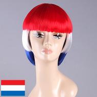 flagwigs, football wigs, fan wigs, afro wigs, mullet wigs, bob wigs, euro wigs,  premier league wigs,Holland Bob Wig 