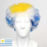 Uruguay Afro Wig  flagwigs, football wigs, fan wigs, afro wigs, mullet wigs, bob wigs, euro wigs,  premier league wigs,Uruguay Afro Wig