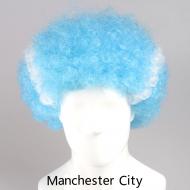 Manchester City Afro Wig